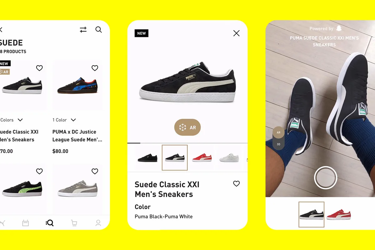 Snapchat的装扮功能把你的手机变成了一个增强现实购物中心-锋巢网
