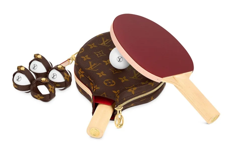 Louis Vuitton发布全新乒乓球套装-锋巢网